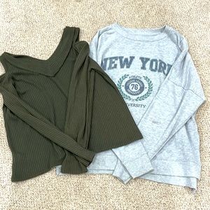 XS Sweatshirt and Top Package Deal